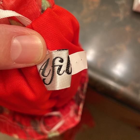 NWT Afibi Chiffon Skirt Red Forest Animal Print Owl Squirrel Rabbit Birds SZ M - Picture 12 of 16